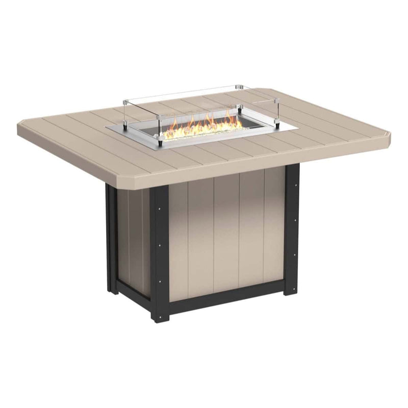 LuxCraft - Lumin Fire Table 62" Rectangular