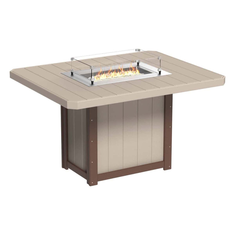 LuxCraft - Lumin Fire Table 62" Rectangular