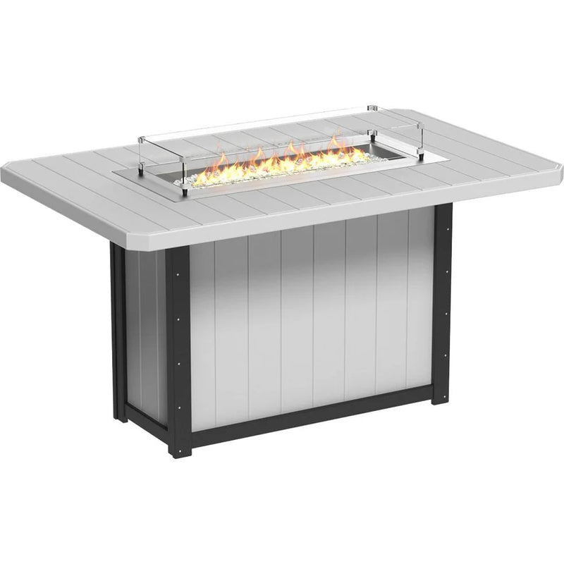 LuxCraft - Lumin Fire Table 79" Rectangular