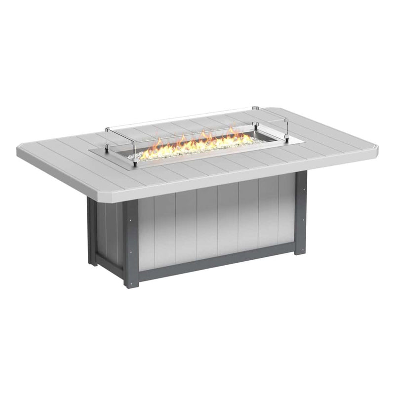 LuxCraft - Lumin Fire Table 79" Rectangular