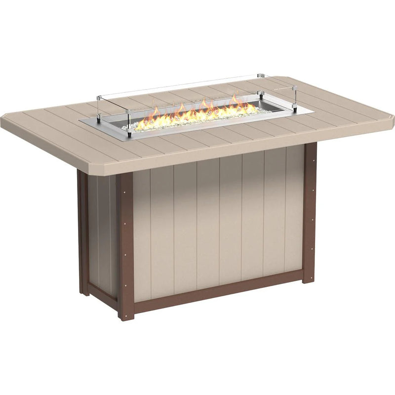 LuxCraft - Lumin Fire Table 79" Rectangular