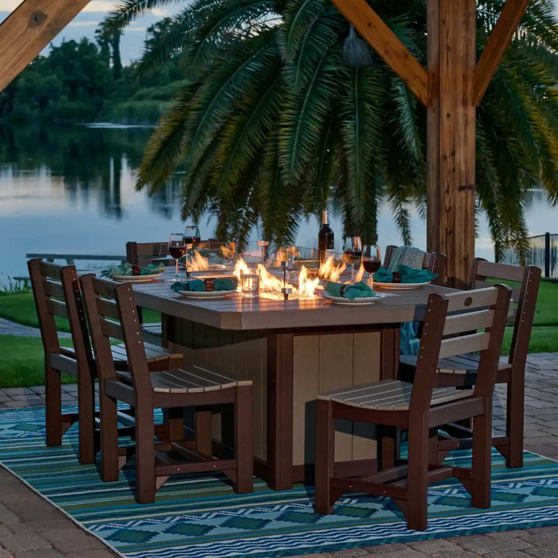 LuxCraft - Lumin Fire Table 79" Rectangular
