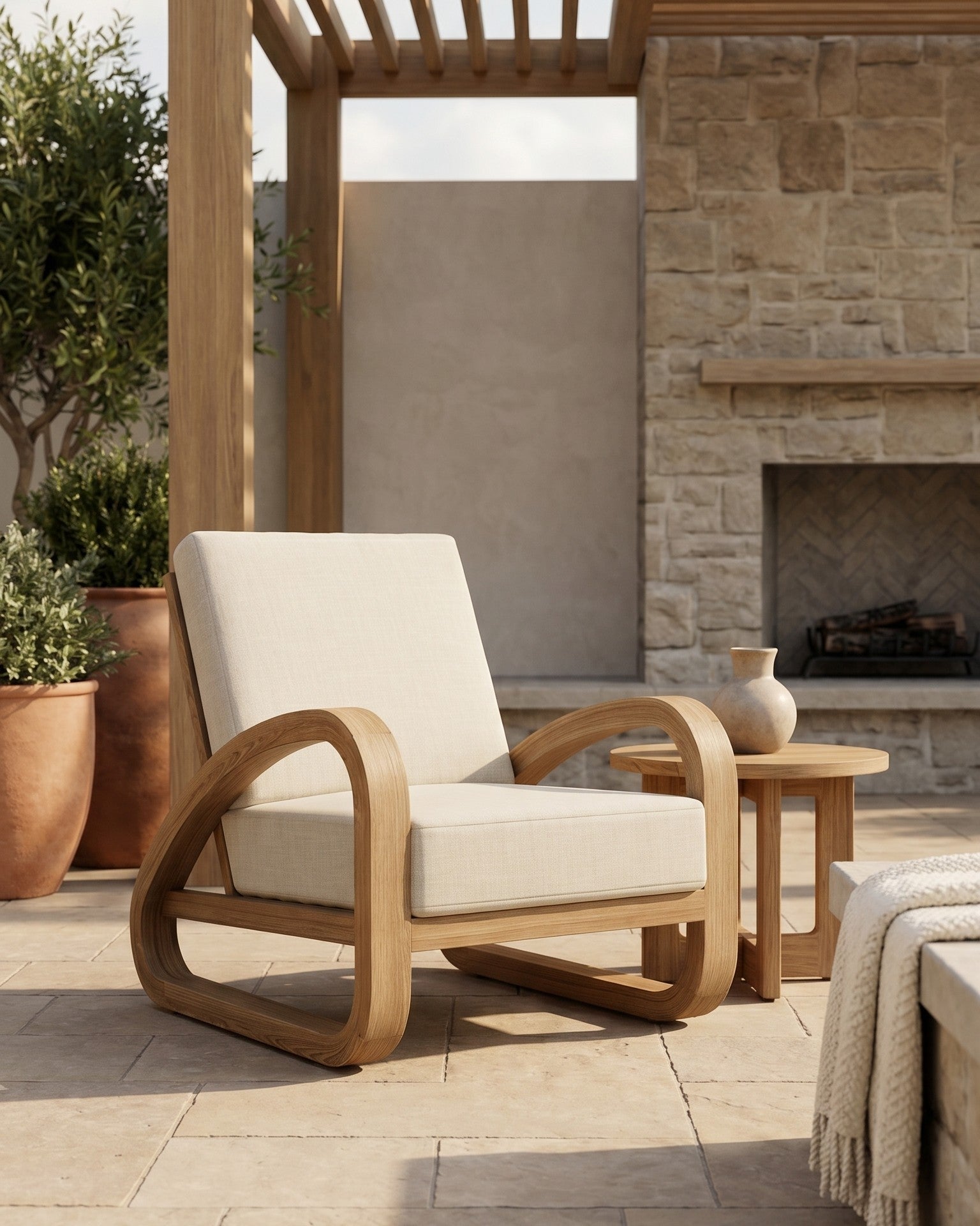 Anderson Teak - Malaga Deep Seating Lounge Chair