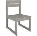 Gray  chair on a white background