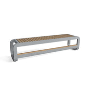 Anderson Teak Monza 3-seater bench on a white background.