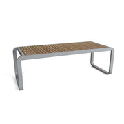 Anderson Teak Monza dining table on a white background.  