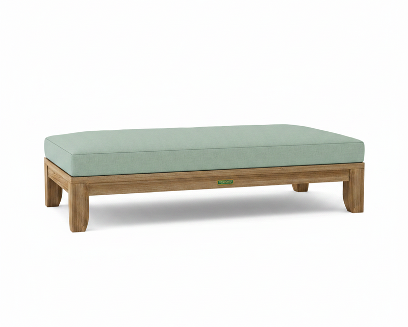 Riviera daybed with spa cushion white background.  