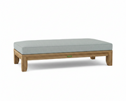 Riviera daybed with granite cushion white background.  