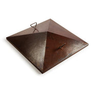 HPC Sedona hammered copper fire bowl cover on a white background.  