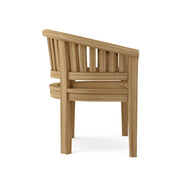 Wooden chair on a white background