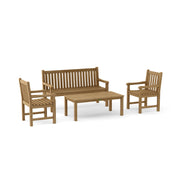 Anderson Teak Classic 3-Seater 4-piece conversation set.  