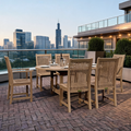 Anderson Teak - Bahama Chicago 7 Piece Dining Set