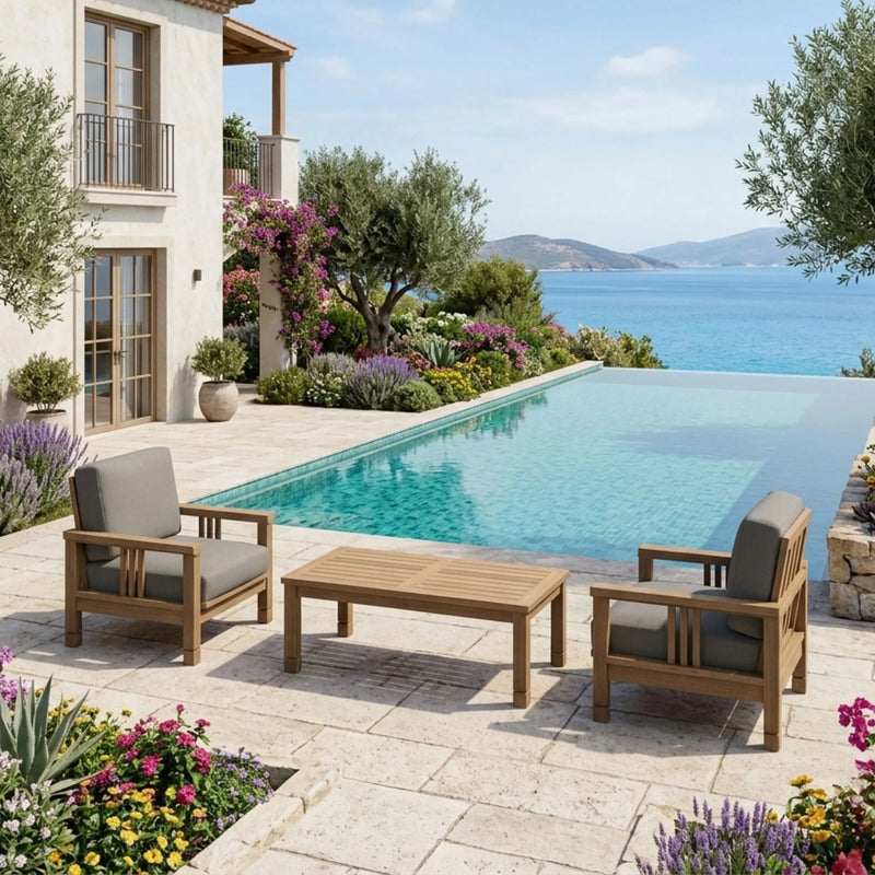 Anderson Teak - SouthBay Deep Seating Collection 3-Piece (Set B)