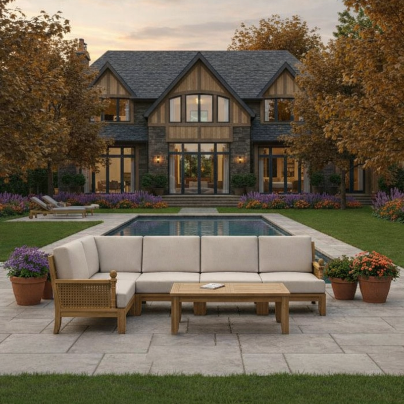 Anderson Teak - Luxe Modular Deep Seating 6-Piece Set