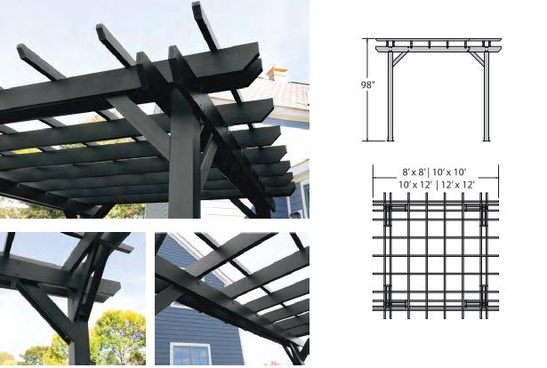 SEQUOIA - St. Clair Garden Pergola Collection