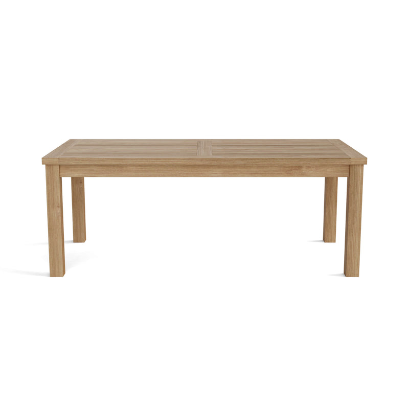 Anderson Teak - Bahama rectangular coffee table on a white background.  