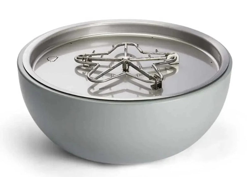 HPC - 35" Spun Aluminum Fire Bowl - Match Lit
