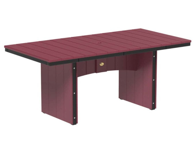 Cherry outdoor table with on a white background