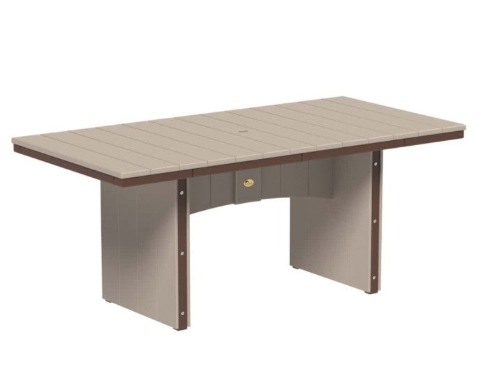 outdoor table on a white background