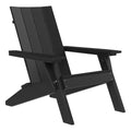 Wooden Adirondack chair on a white background