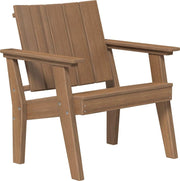 Polywood chair with a white background