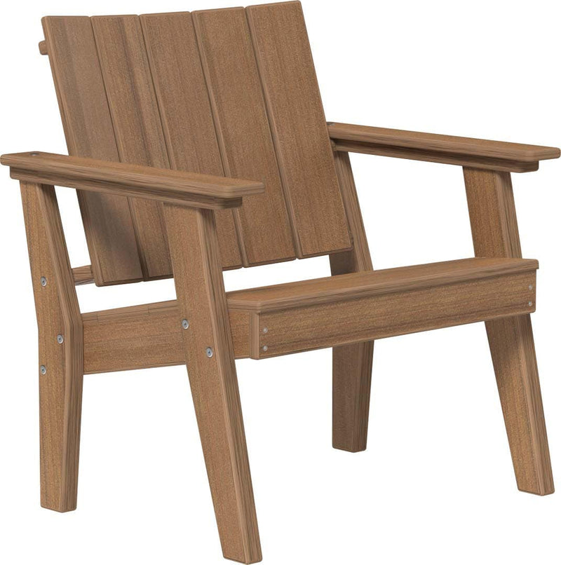 Polywood chair with a white background