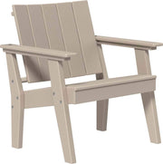 Weatherwood polywood chair on a white background