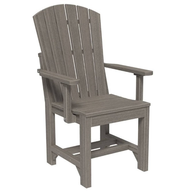 coastal gray adirondack arm chair