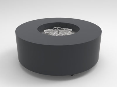 HPC - 48" Round Metal Enclosure with PENTA24 MLFPK-Flex Fire Pit Kit