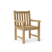 Anderson Teak Classic Dining Armchair on a white background.  