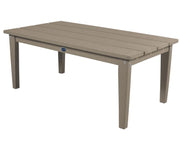 Brown outdoor table on a white background