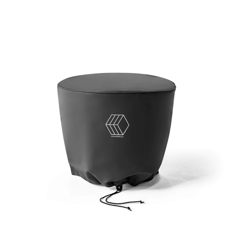 Element vinyl fire pit cover on a white background.  