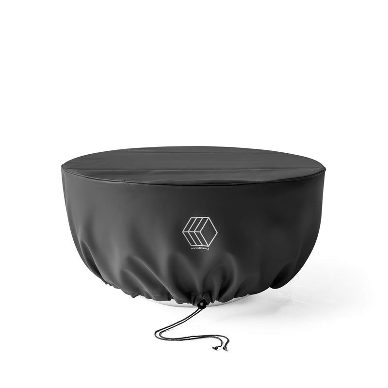 Serenade 32-inch fire pit cover on a white background.  