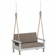 Dove Gray / Marin Leatherette Ash Gray