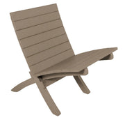 Beige outdoor chair on a white background
