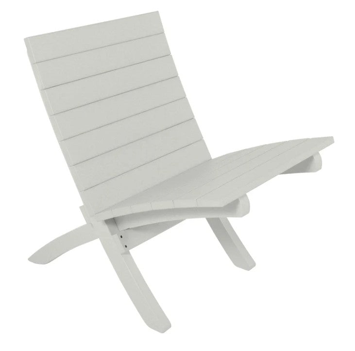 White chair on a white background