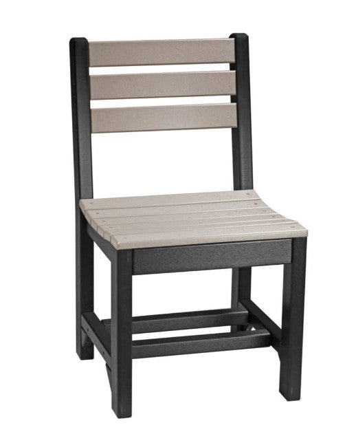 Chair with beige seat and backrest on a white background