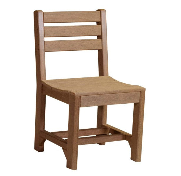 Brown chair on a white background