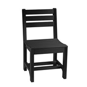 Black chair on a white background
