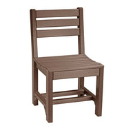 Brown chair on a white background