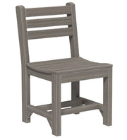 Gray chair on a white background