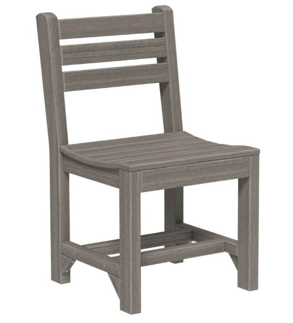 Gray chair on a white background