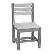 Gray chair on a white background