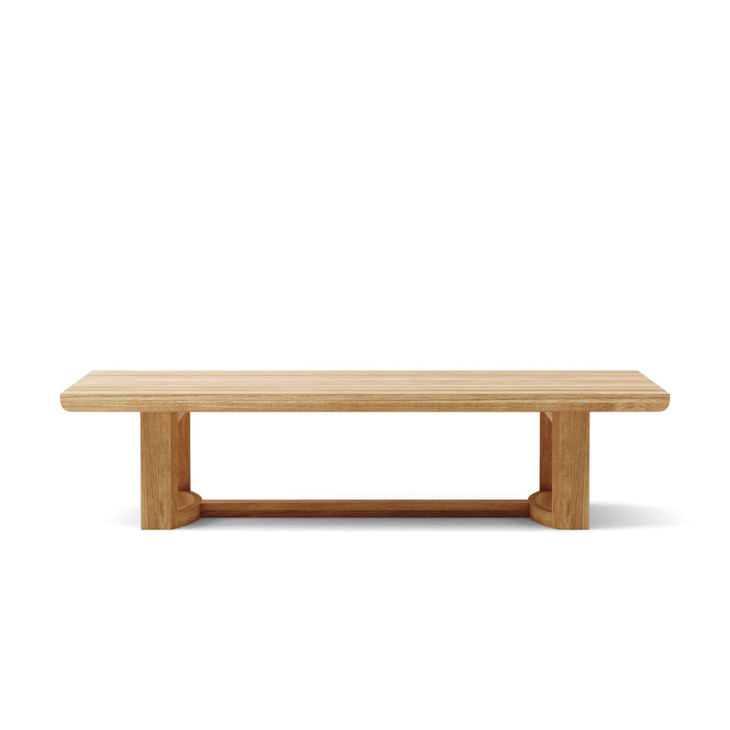 Anderson Teak Junus Coffee Table on white background.  