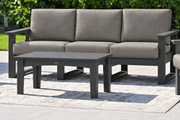 Slate sofa with Ash Gray cushions